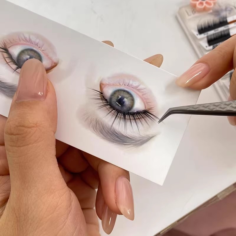 Eyelash Extension Course - Schede riutilizzabili per mappatura ciglia per