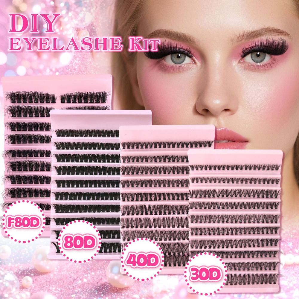 Eyelash Extension Wispy Look - Ciglia Finte dall'Aspetto Naturale, Stile Wispy,