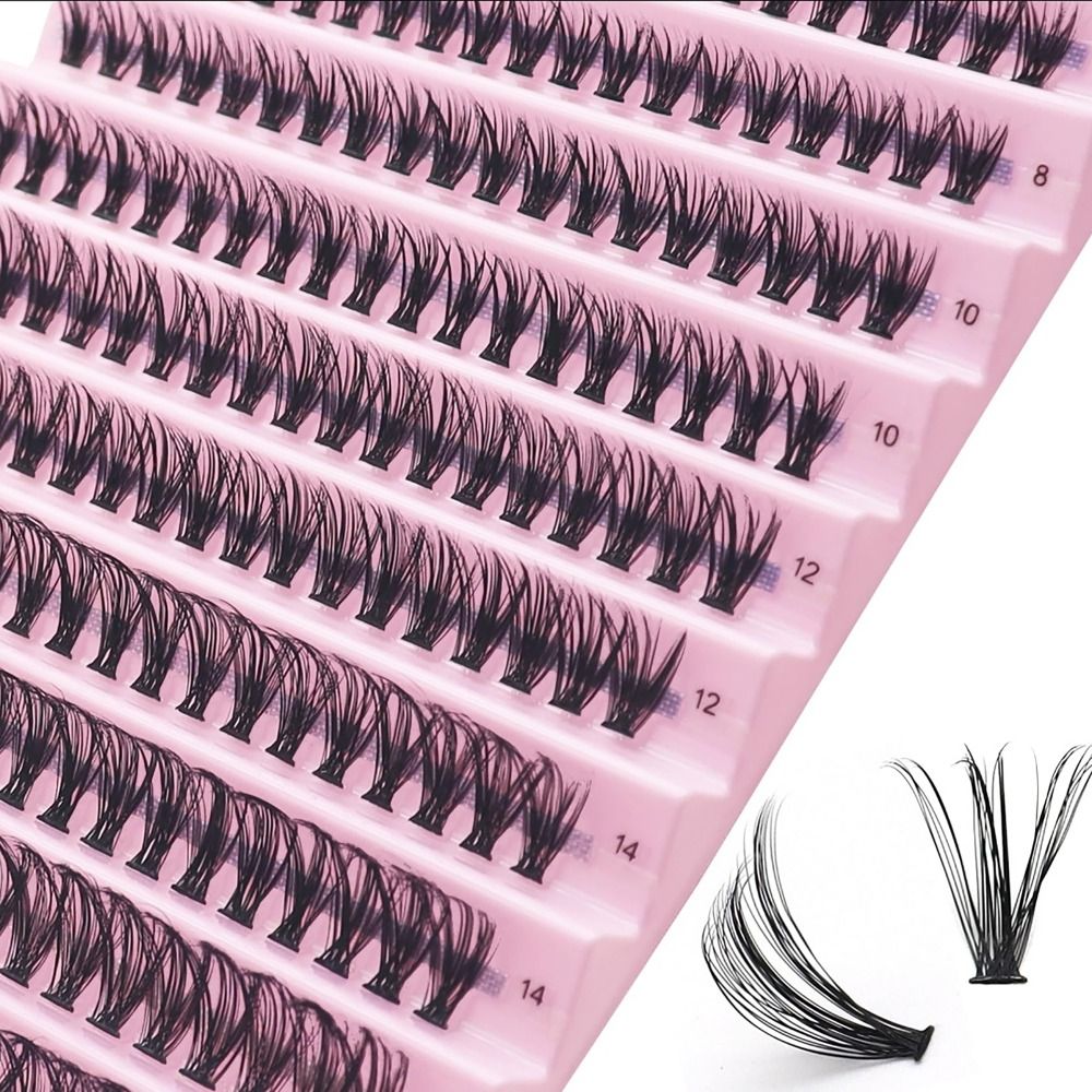 Individual Lash Tray - 40D 8/10/12/14/16mm singoli Cluster di ciglia