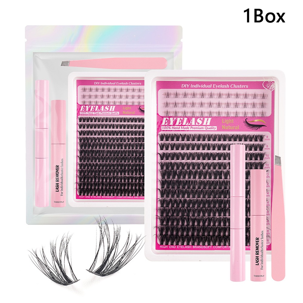Eyelash Extension Wispy Look - Ciglia Finte Lunghe 8-18mm, Effetto Naturale,