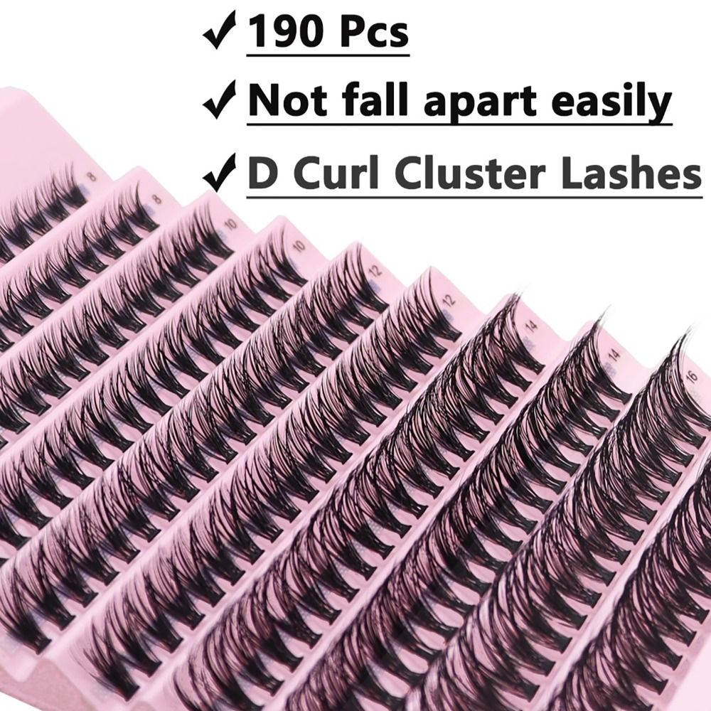Individual Lash Tray - 40D 8/10/12/14/16mm Cluster di ciglia individuali