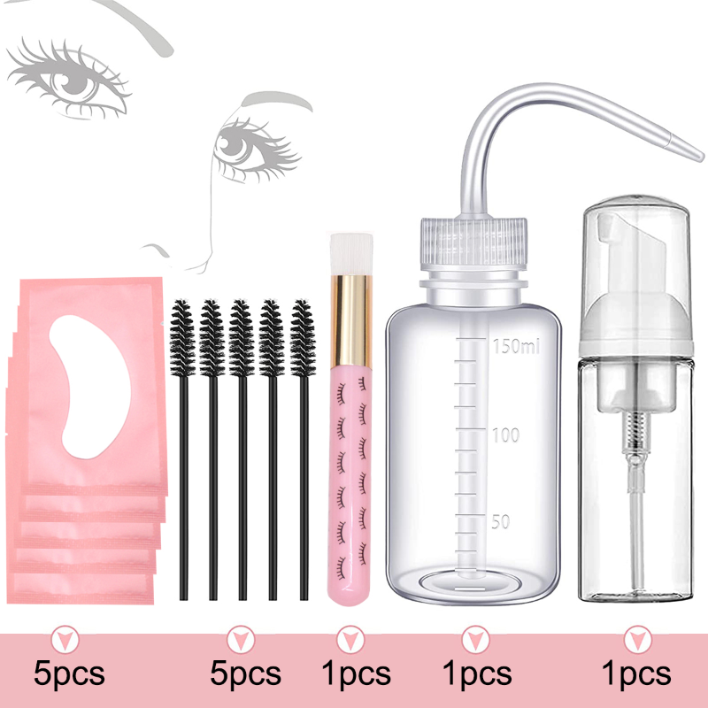 Eyelash Extension Course - 13 pezzi kit di pulizia estensione