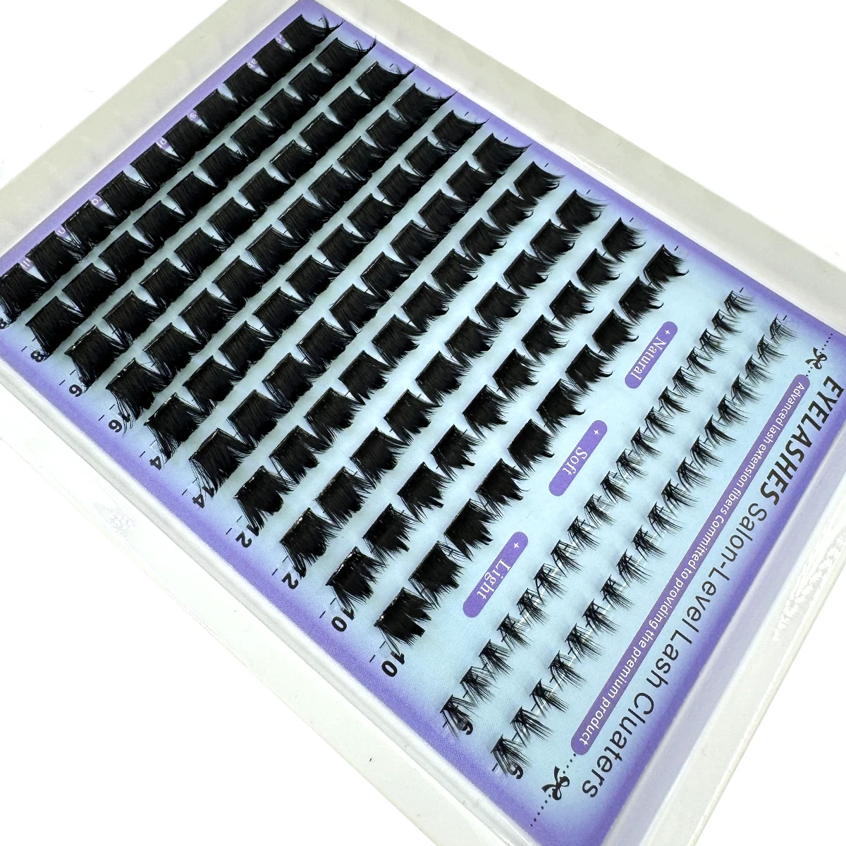 Eyelash Extension Anime - AMSDCN Ciglia a Ciuffetti Effetto Manga,