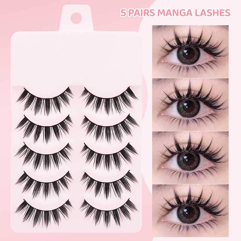 DINGSEN 5 Paia di Ciglia Finte - Eyelash Extension Anime recensione e prezzo