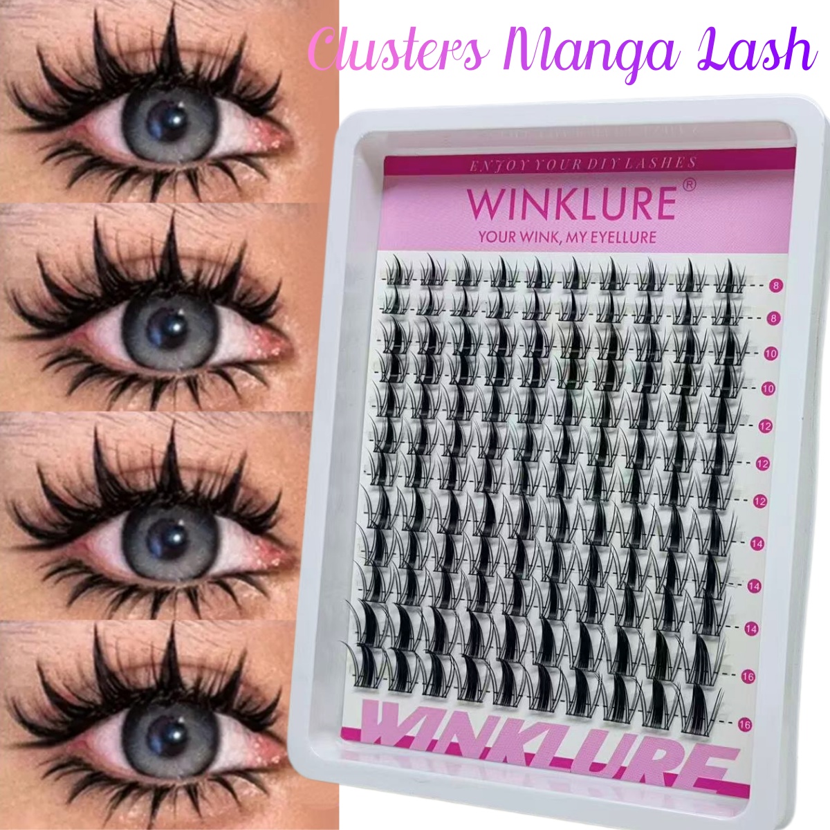 WINKLURE Kit Ciglia a Ciuffett - Individual Lash Tray recensione e prezzo