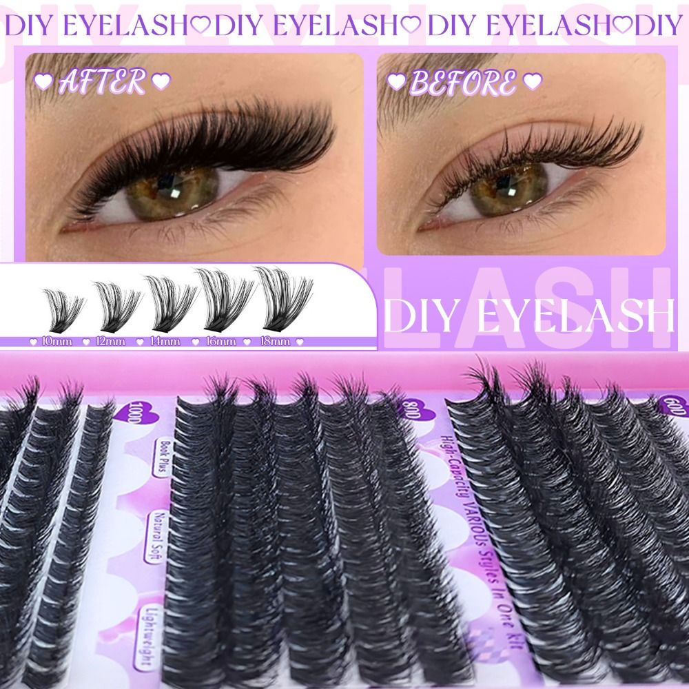 Kit di Extension Ciglia Fai-da - Eyelash Extension Wispy Look recensione e prezzo
